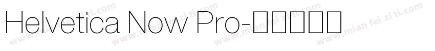 Helvetica Now Pro字体转换